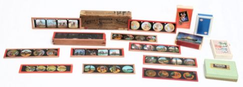 A collection of 'Primus' magic lantern slides:, including 'Our Lifeboat men' and 'Life in the Navy',