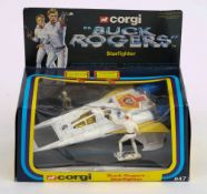 Corgi No 647 'Buck Rogers' Starfighter in original box with figures:,