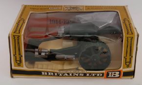Britains Gun Models No 9740 '18 inch Heavy Howitzer' 1978 version in original box:,