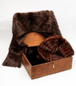 An early 20th century fur collar by Ernest Kendall, London:,