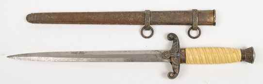 A Third Reich period Army dagger by F W Holler:,