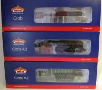 Bachmann,a 4-6-2 locomotive no 60537 'Bachelors Button' with eight wheel tender: in BR green livery,