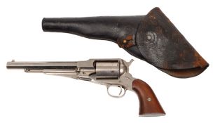 A Remington New Model 1858 5-shot single action pinfire conversion revolver, number 140436:,