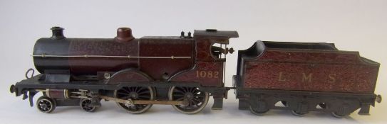 Bassett-Lowke, O Gauge, 4-4-0, clockwork compound locomotive,