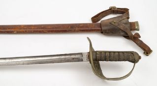 A George V Heavy Cavalry officer's sword:,