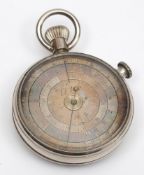A Bouchers patent calculating circle by Manlove, Alliot Fryers & Co, Nottingham & Rouen:.