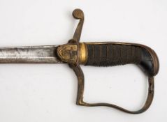 An 1805 pattern Royal Navy Midshipman's sword:,