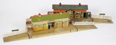 Hornby Series, a No 4 Railway Station 'Wembley' : together with another similar station.