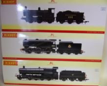Hornby, a 2-8-0 locomotive No 2810 with six wheel tender: in BR black livery,