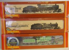 Hornby, a 4-4-0 locomotive No 2753 'Cheshire' with six wheel tender: in LNER green livery,