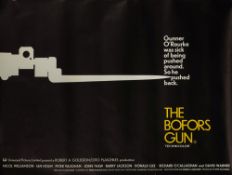 A collection of ten British quad film posters:, including 'Dark Star', 'Boom', 'Bofors Gun'.