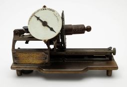 A Victorian 'No 2' single lever typewriter by 'The Columbia Type Writer Co', circa 1884:,