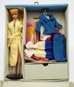 A Barbie 'Doll Case' containing a 'Fashion Model Barbie' by Mattel, circa 1959:,