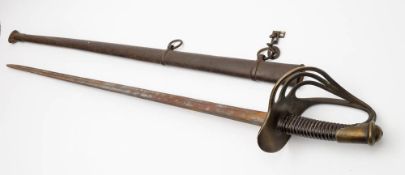 A French Model An XIII heavy cavalry trooper's sword:,