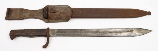 A WWI period Mauser bayonet by Alex Coppel:, of typical from,