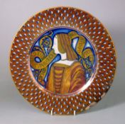 A Cantagalli Istoriato dish: after a 16th century original and of circular form decorated in