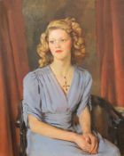 * John Frye Bourne [1912-1991]- Portrait of Diana,