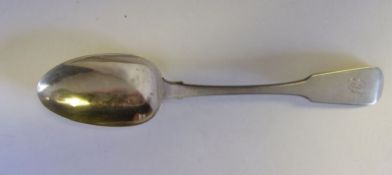 A William IV silver fiddle pattern tablespoon, maker Joseph Hicks, Exeter, 1832: monogrammed, 23.