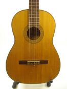 An Oscar Teller Classical Acoustic guitar, serial number 670713/37 model No 61A:,