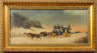 Philip Henry Rideout (1860-1920) - Mail and passenger coaches: a set of three,