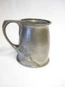 A Tudric pewter tankard by Oliver Baker for Liberty & Co, London , No 066:,