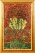 * Catherine Jewell [20th/21st Century]- Enchanted garden:- oil on board 43 x 26cm.