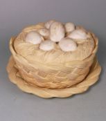 A Wilhelm Schiller cane ware pie dish,