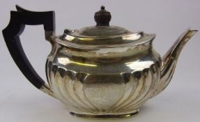 A Victorian silver teapot, maker Atkin Brothers, Sheffield,