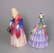 Two Royal Doulton figures: Kathleen HN.1252 and Rita HN.
