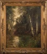John Williamson [19 Century]- Morning in The New Forrest;
