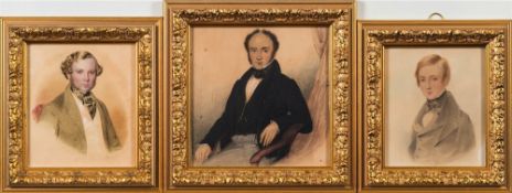 Attributed to Nathan Cooper Branwhite [1775-1857]- A portrait of Henry Shorland, circa 1833:,