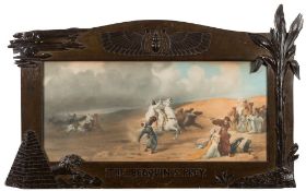 Franco-Arabian School, Circa 1905- The Terror of the Desert; The Bedouin's Prey:,