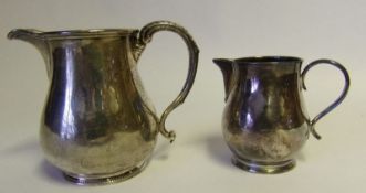 A George III silver cream jug, makers mark struck three times John Parker I & Edward Wakelin,