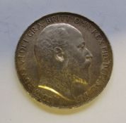 An Edward VII crown: 1902.
