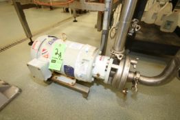 Fristam 10 hp Liquid Ring Centrifugal Pump, Model FZX2150, S/N FZX21500802070 with 2