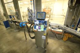 2012 Domino Laser Coder, Model BCP7-D320i+ip43+ETX-BB2.0, S/N S120569-01934M-0412C with Touchpad