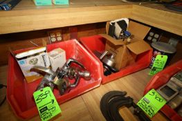 Lot of Assorted Punch Code Door Knobs, Motion Activated Light, Locks with Keys in Parts Binds