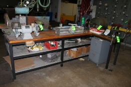 L-Shaped Shop Table, 108