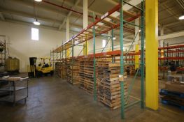 6-Sections of 3 High, 2-Wide Pallet Racking (35 Pallets)