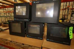 Allen Bradley PanelView 1400e and 1200 Touchscreen Displays, (3) 1200s, and (2) 1400e's