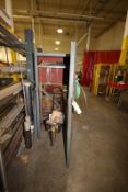 Metal Welding Supply Cabinet with Contents, Includes Welding Gloves, Pull Cart, Weld Positioner, and