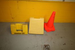 Checker Wheel Chalks with (3) Orange Safety Cones