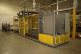 Von Gal High to Low Level Palletizer, Model DSPLXPPQ-4048/4840RH 9F REPD, S/N 1660 with Pallet