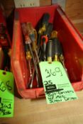Parts Bin of (25) Bolt Drivers and Screw Drivers