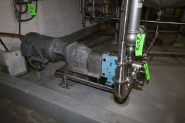 Waukesha 20 hp Positive Displacement Pump, M/N 13042, S/N 350890, 3