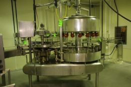 Fogg 18-Valve Rotary Filler, M/N FEDG185RH, S/N 758-3-89, Includes Snap Capper
