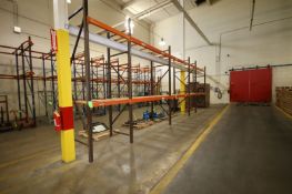 5-Sections of 3 High, 2-Wide, and 2-Sections of 3 High and 1 Wide Pallet Racking (24 Pallets)