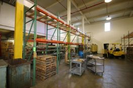 5-Sections of 3 High, 2-Wide and 1-Wide Pallet Racking (18 Pallets)