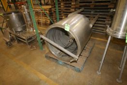 100 Gal. S/S Cone-Bottom Jacketed Tank