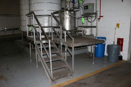 Aprox. 8ft. Wide x 9ft. Long x 3 1/2ft. High Operators Platform (NOTE:  Used for Lot 51)